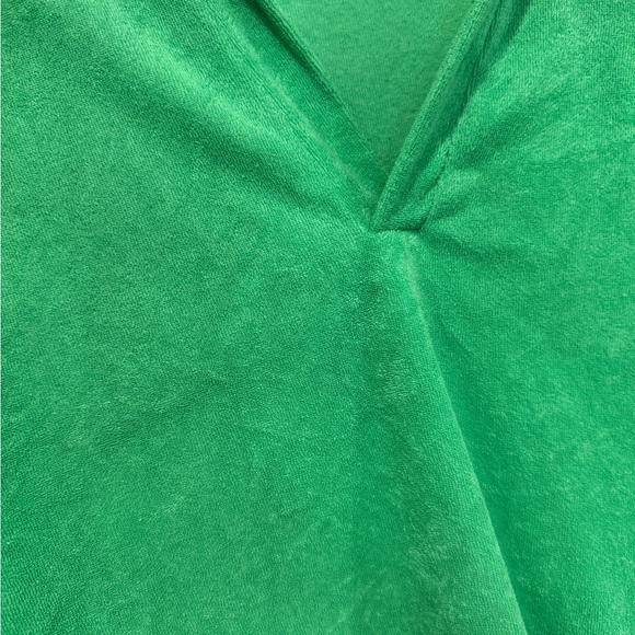 H&M Terry Vibrant Green Polo Shirt - Picture 3 of 3